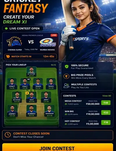 Premie (premie bet) fantasy cricket & matchday visual 3
